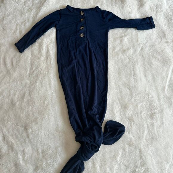 Lou Lou & Company Blue Newborn - 3 Month Gown - Picture 1 of 6